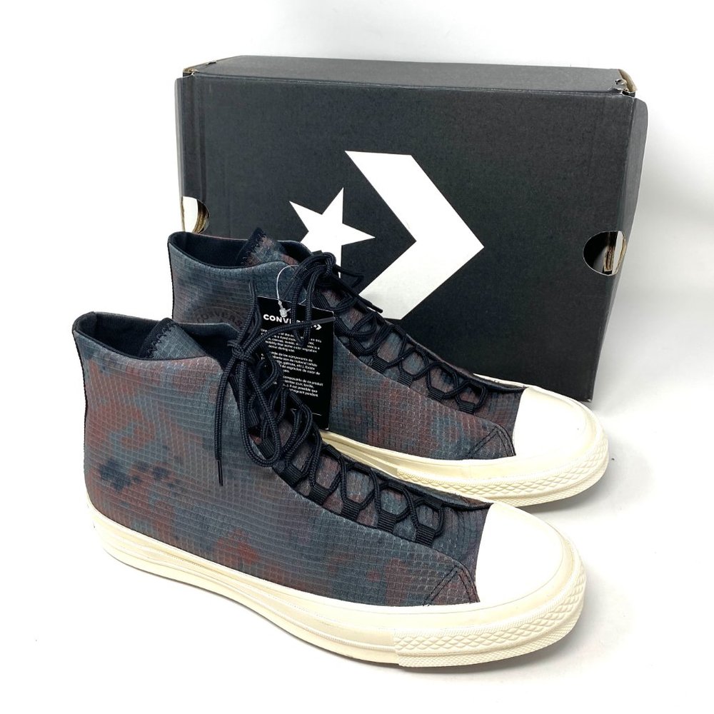 Converse 170903C CHUCK 70 Men's TAPE SEAM Black Terracotta Canvas High Sneakers - Picture 5 of 9